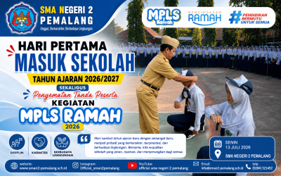 Hari Pertama Masuk Sekolah Tahun Ajaran 2026/2027, SMA Negeri 2 Pemalang Gelar Upacara Bendera dan Penyematan Tanda Peserta MPLS Ramah 2026