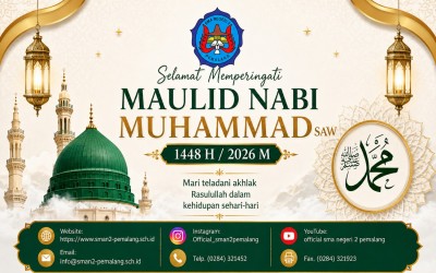 Selamat Memperingati Maulid Nabi Muhammad SAW 1448 H / 2026 M