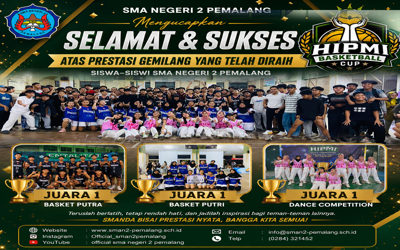 SMA Negeri 2 Pemalang Raih Prestasi Gemilang pada Ajang HIPMI Basketball Cup 2026