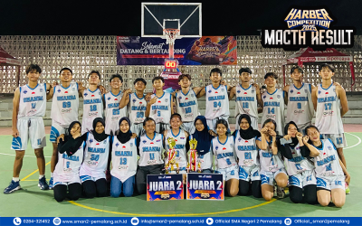 Tim Basket SMA Negeri 2 Pemalang Raih Juara di Harber Competition Basket 2025