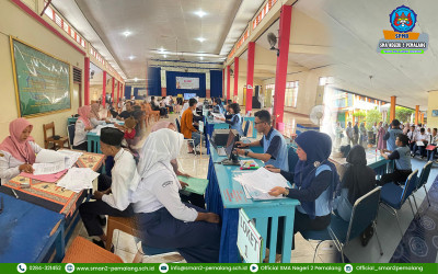 Proses Verifikasi Pelayanan SPMB Jateng Berjalan Lancar di SMA Negeri 2 Pemalang