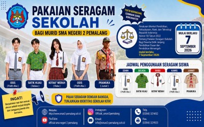 INFORMASI PERUBAHAN PAKAIAN SERAGAM SEKOLAH