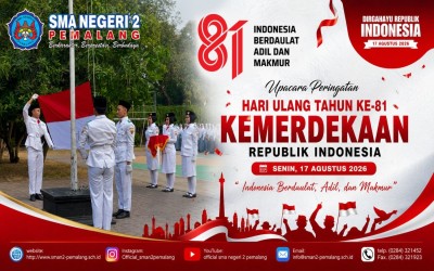 SMA Negeri 2 Pemalang Gelar Upacara Peringatan HUT ke-81 Kemerdekaan Republik Indonesia