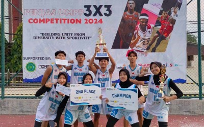 Tim Basket SMAN 2 Pemalang Raih Kemenangan di Lomba Bola Basket Iven Penjas UMPP 3x3 Competition 2024